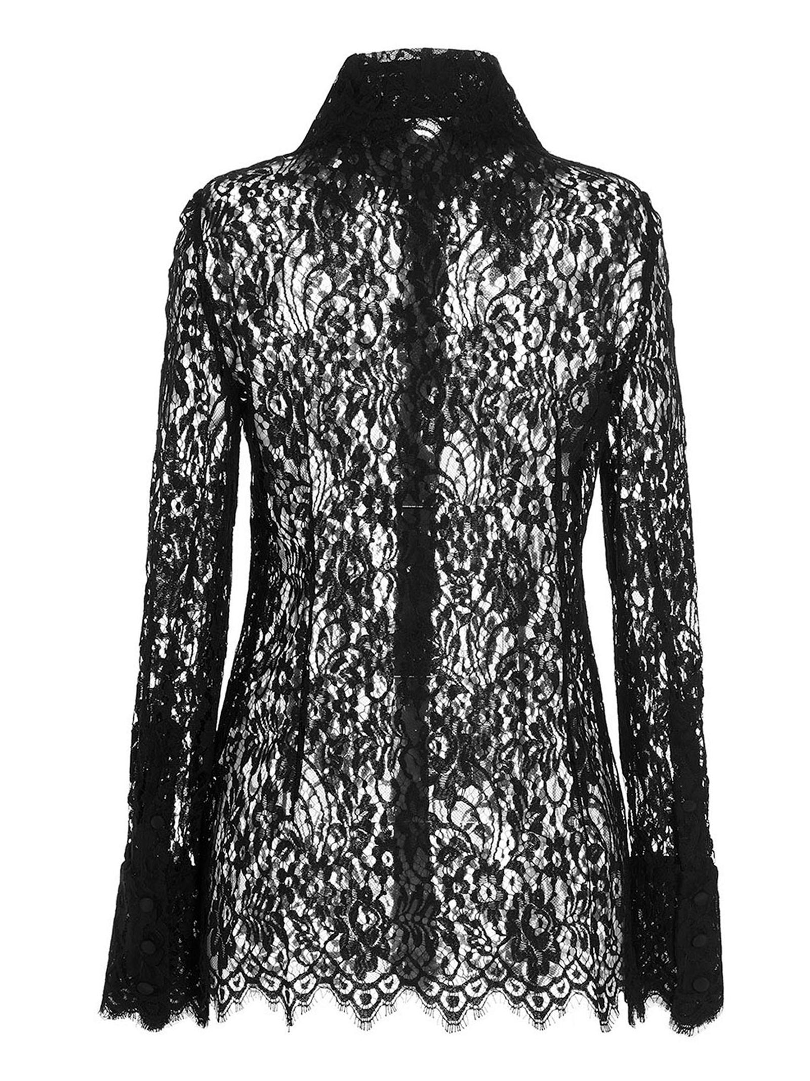 Dolce & Gabbana Black Polyamide Women's Blouse
