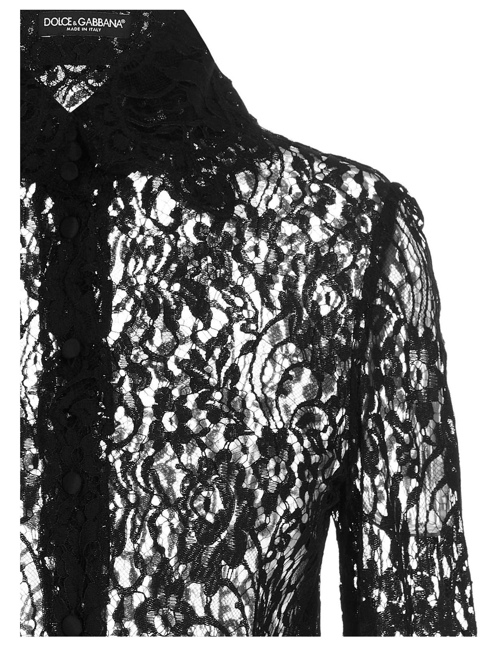 Dolce & Gabbana Black Polyamide Women's Blouse