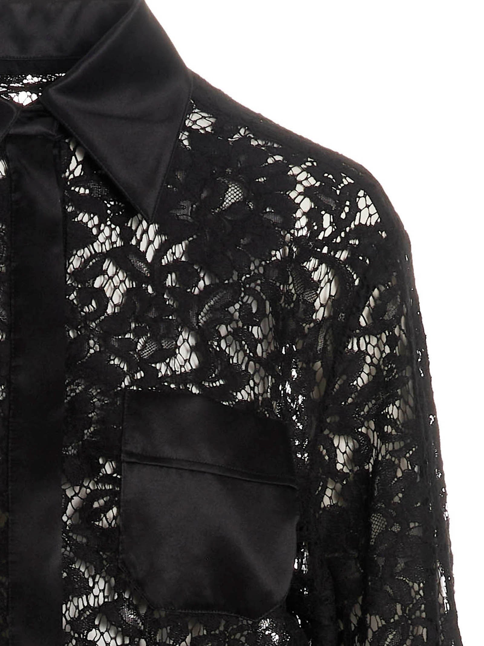Dolce & Gabbana Black Cotton Women's Shirt