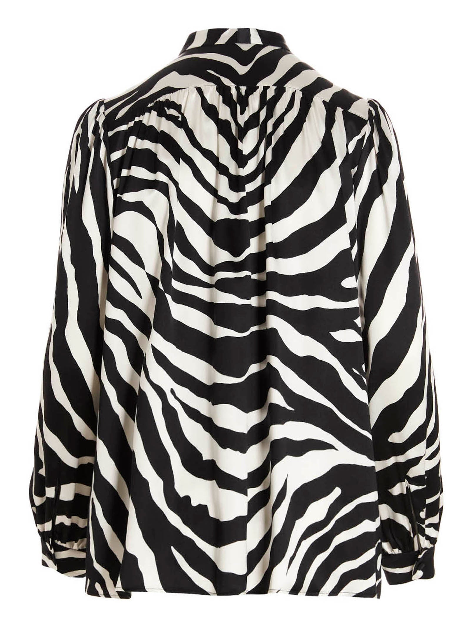 Dolce & Gabbana Bicolor Silk Women's Blouse