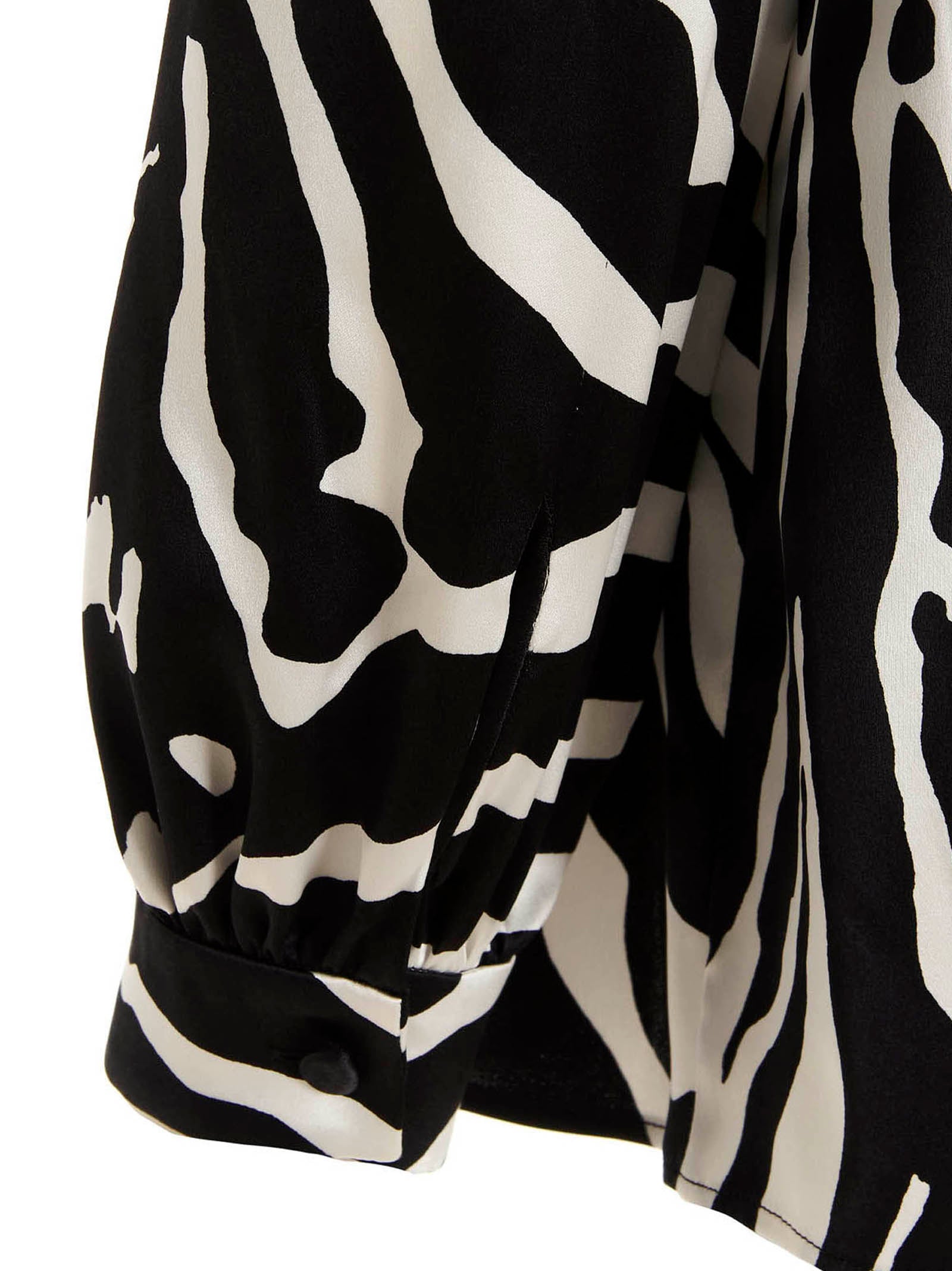 Dolce & Gabbana Bicolor Silk Women's Blouse