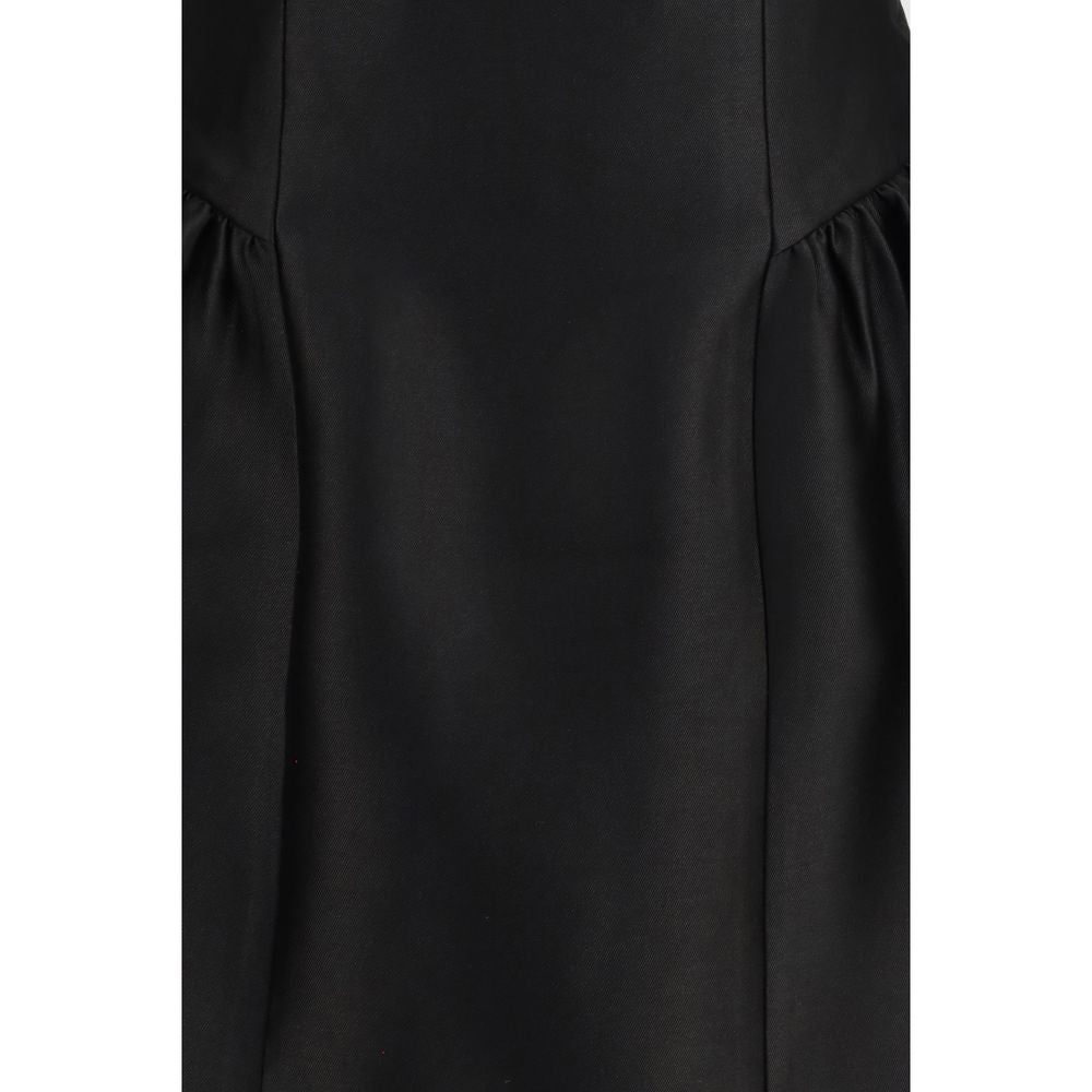 Self-Portrait Black Polyester Casual Women's Dress