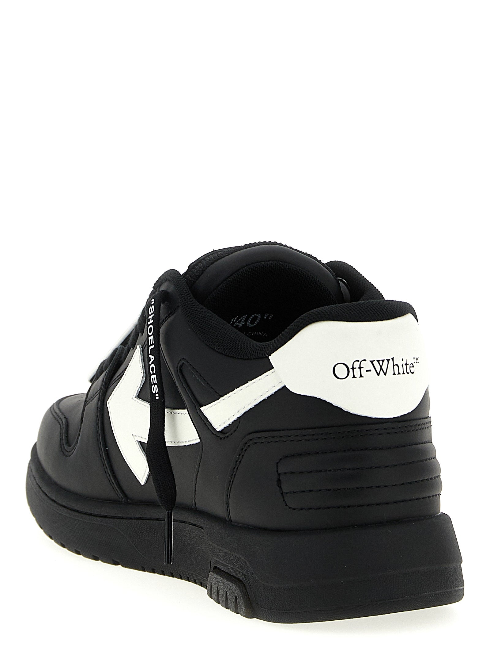 Off-White Bicolor Recycled Polyester Low Top Men's Sneakers