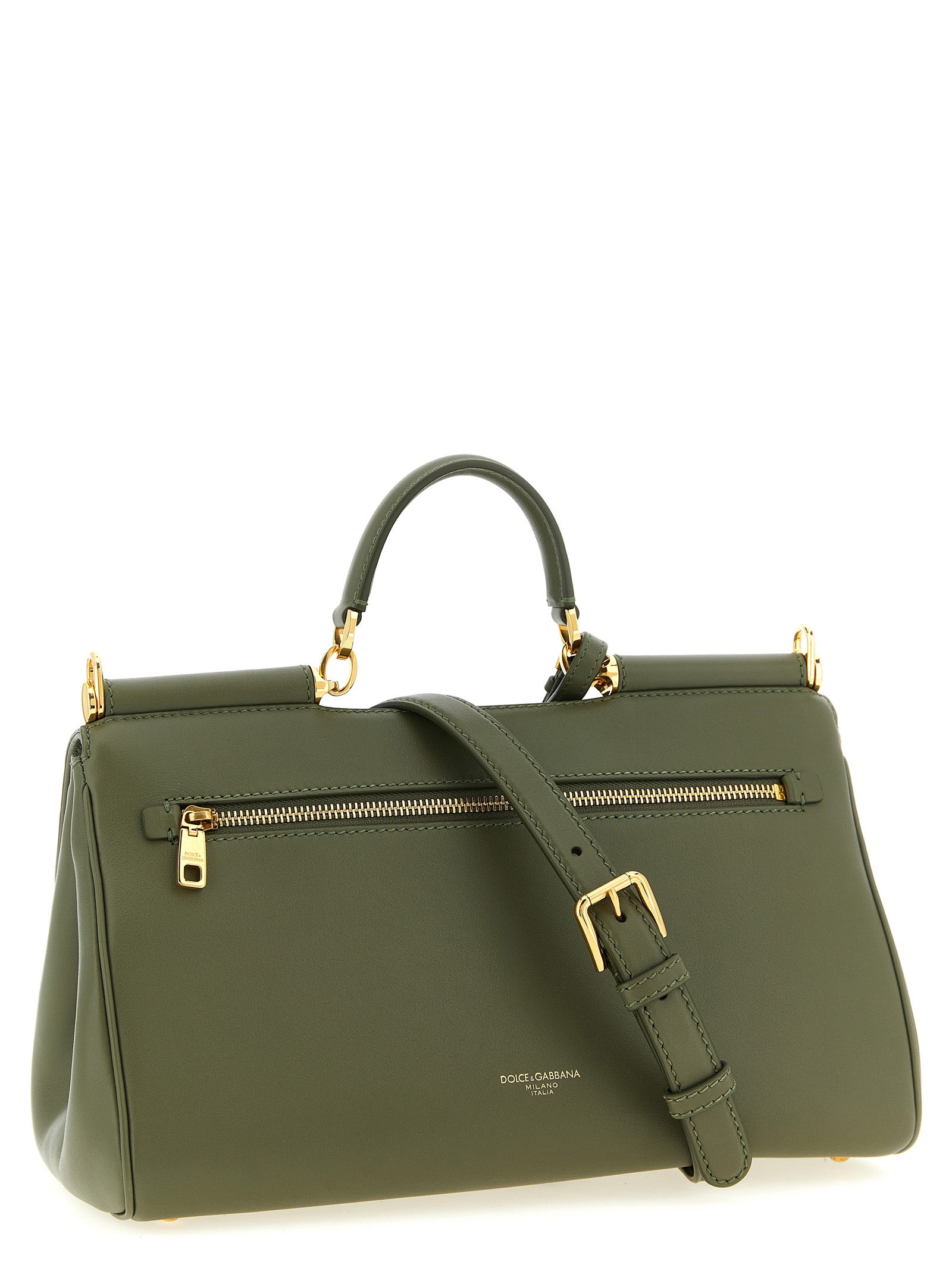 Dolce & Gabbana Bicolor Calfskin Women's Handbag