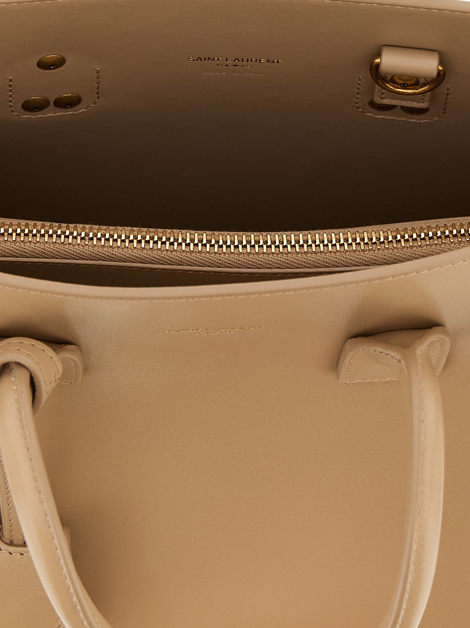 Saint Laurent Beige Calfskin Women's Handbag