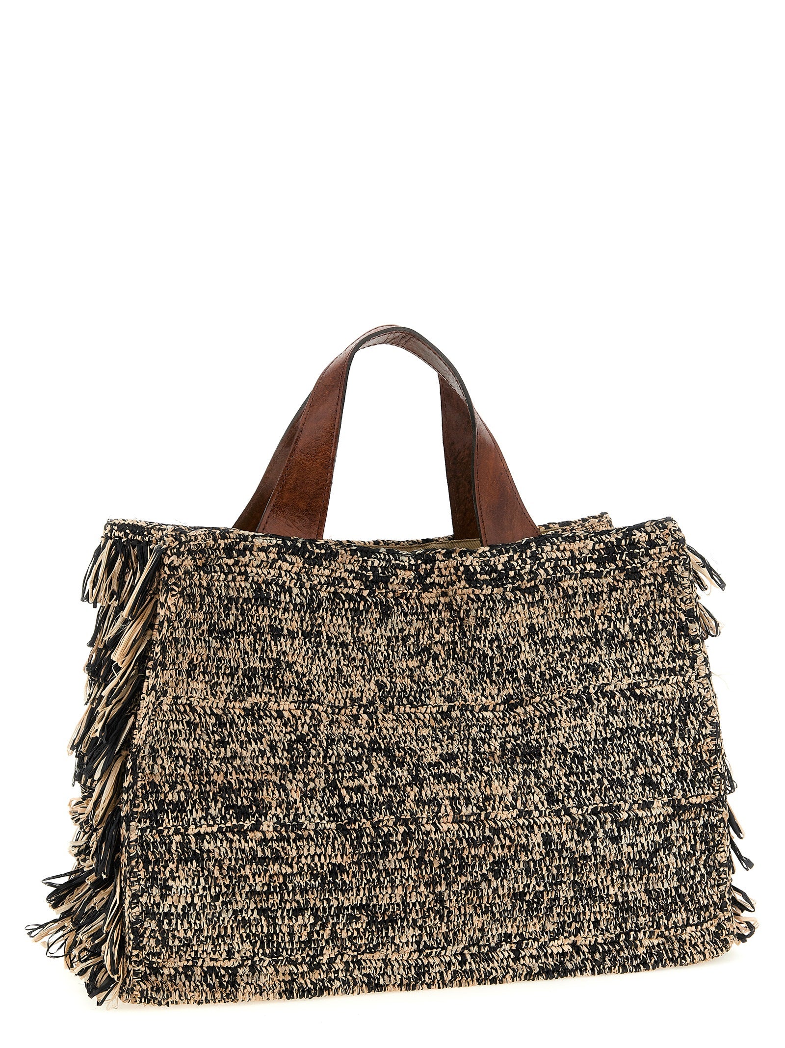 Ibeliv Bicolor Raffia Women's Handbag