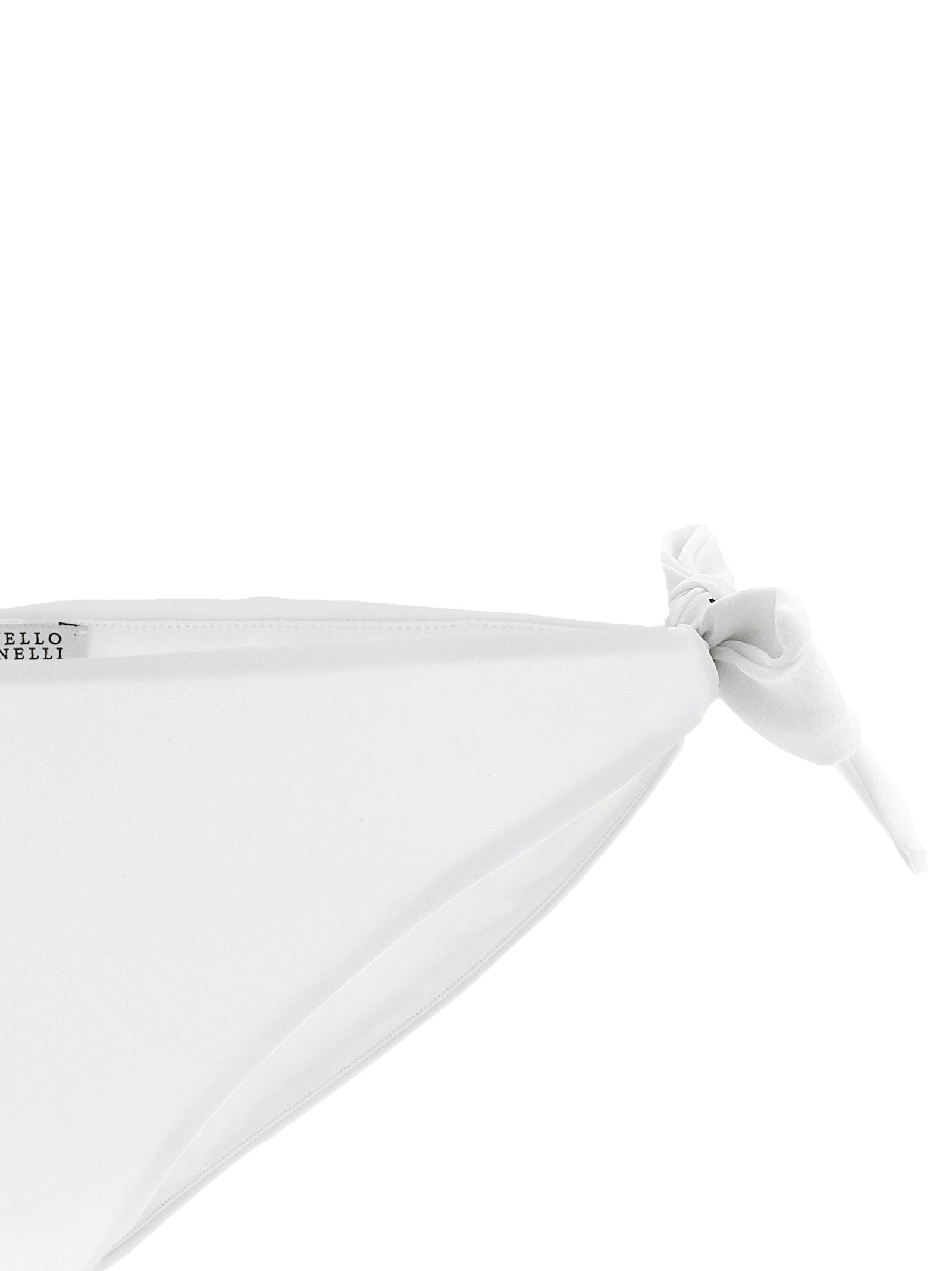 Brunello Cucinelli White Polyamide Swim Women's Briefs