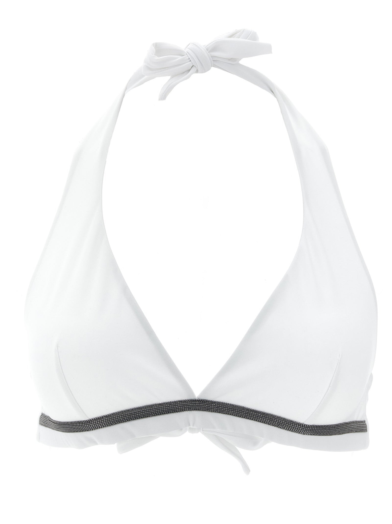 Brunello Cucinelli White Polyamide Women's Bikini
