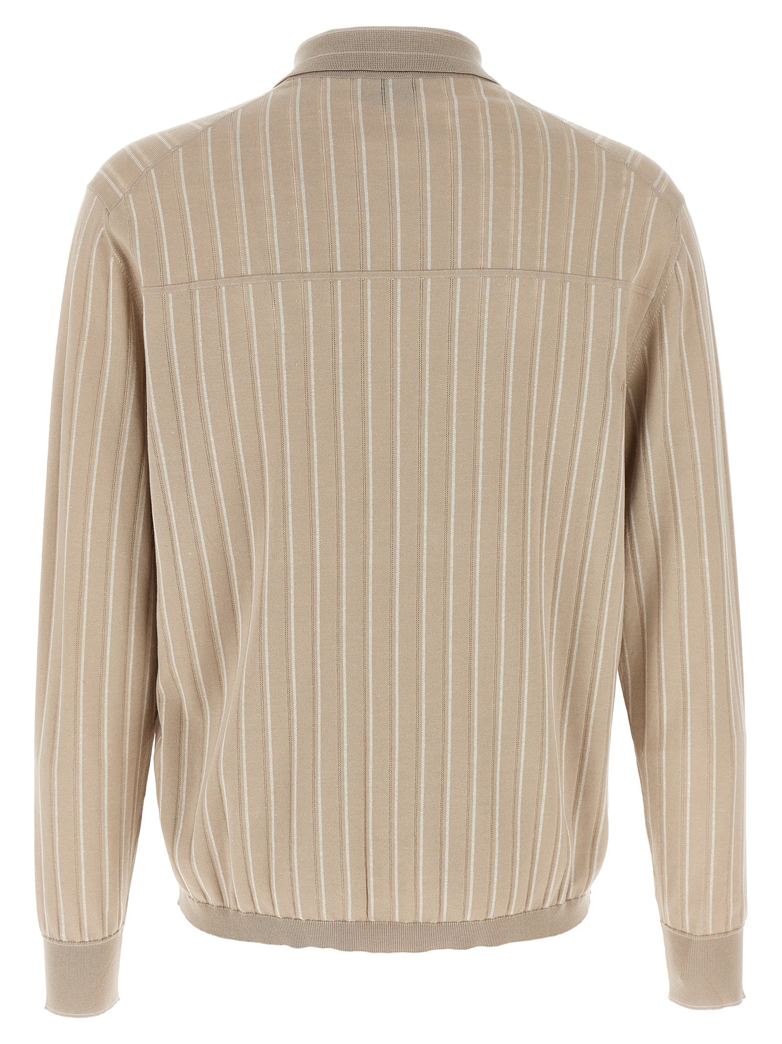 Brioni Beige Cotton Men's Blouse