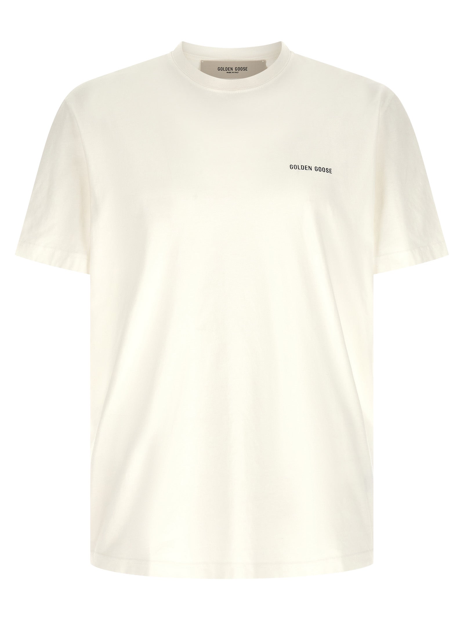 Golden Goose White Cotton Men's T-Shirt