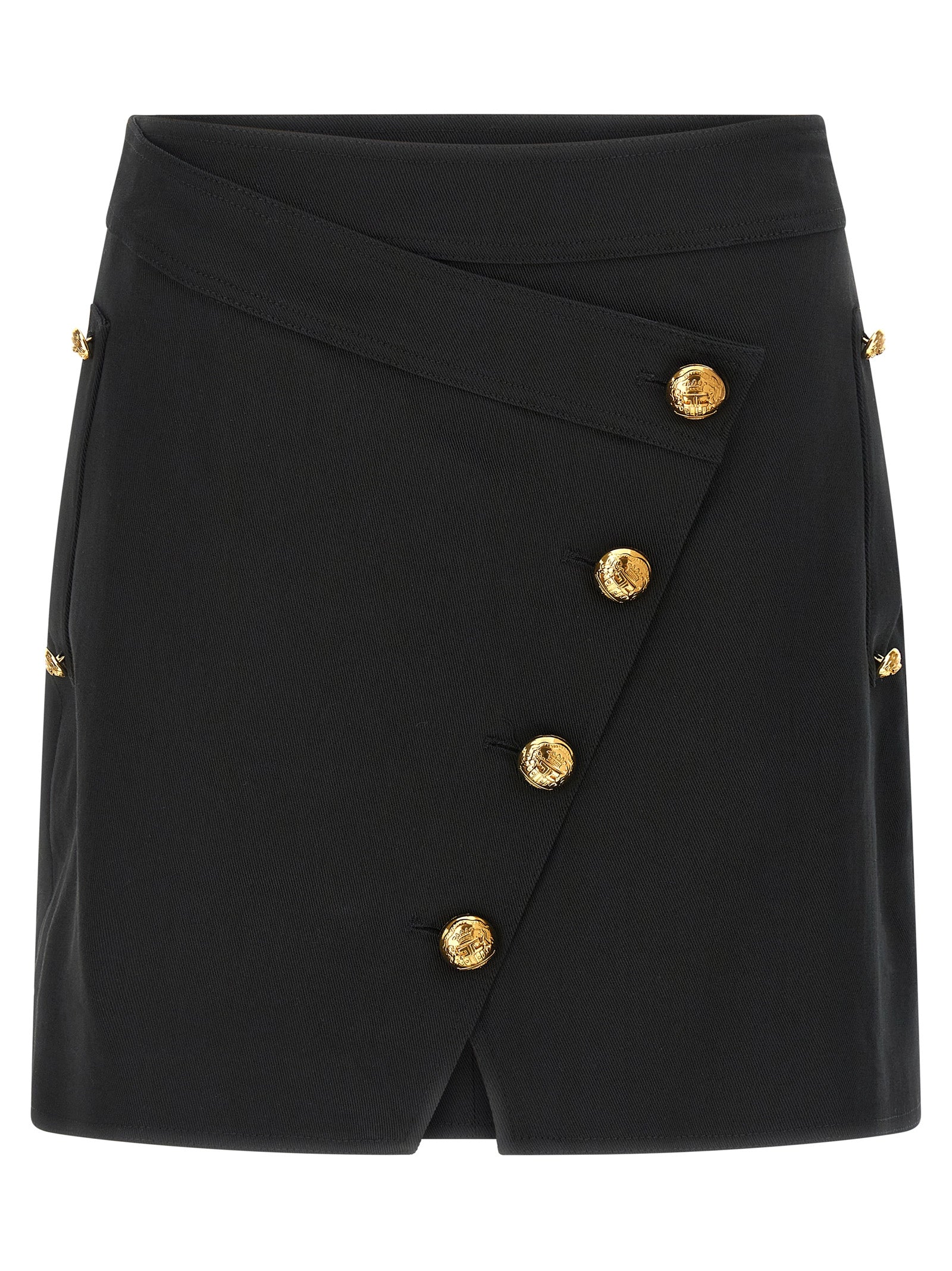 Elisabetta Franchi Black Cotton Long Women's Skirt