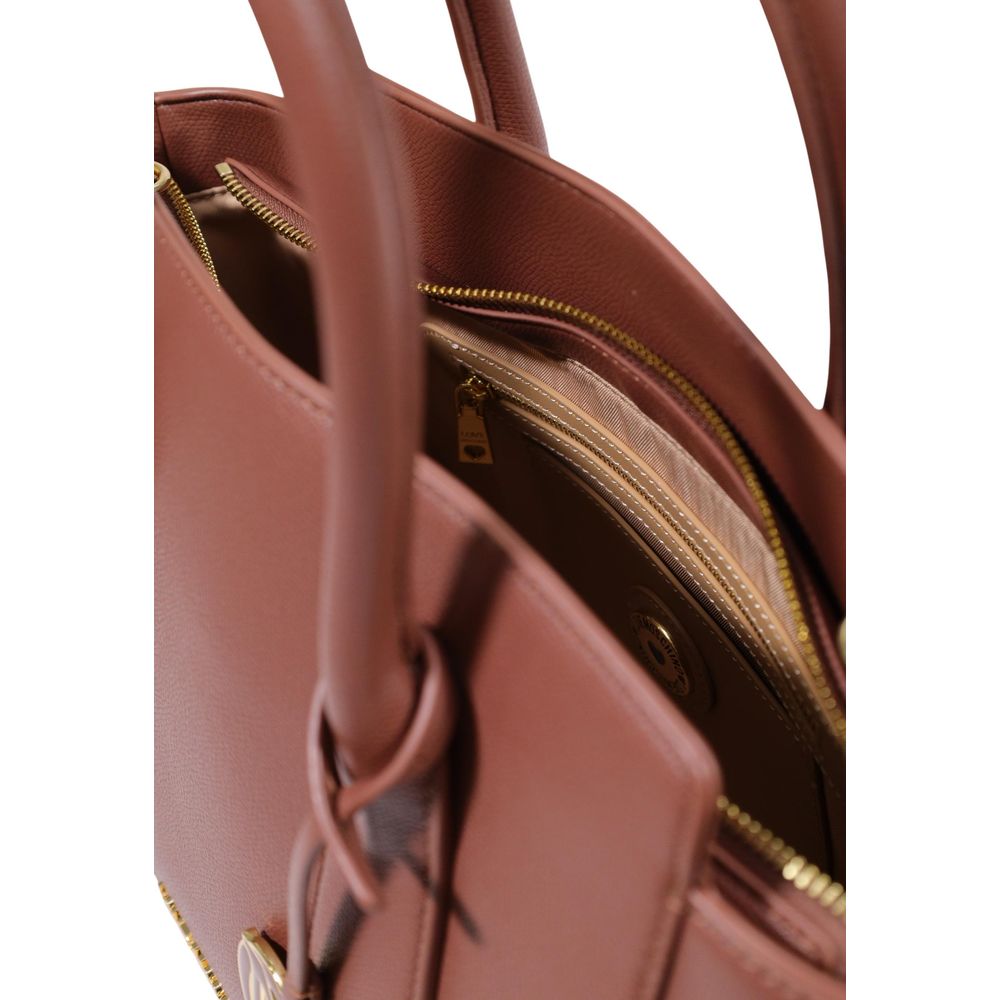 Love Moschino Brown Polyethylene Women's Handbag