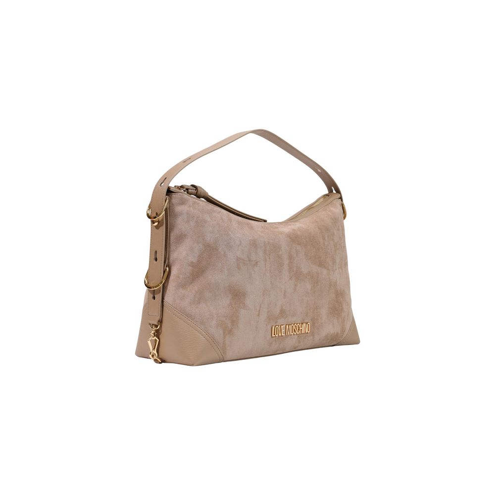 Love Moschino Beige Polyester Women's Handbag
