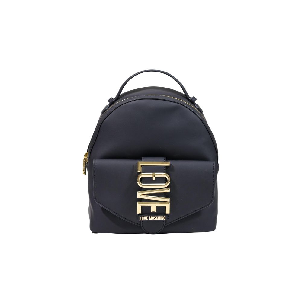 Love Moschino Black Polyethylene Women's Backpack