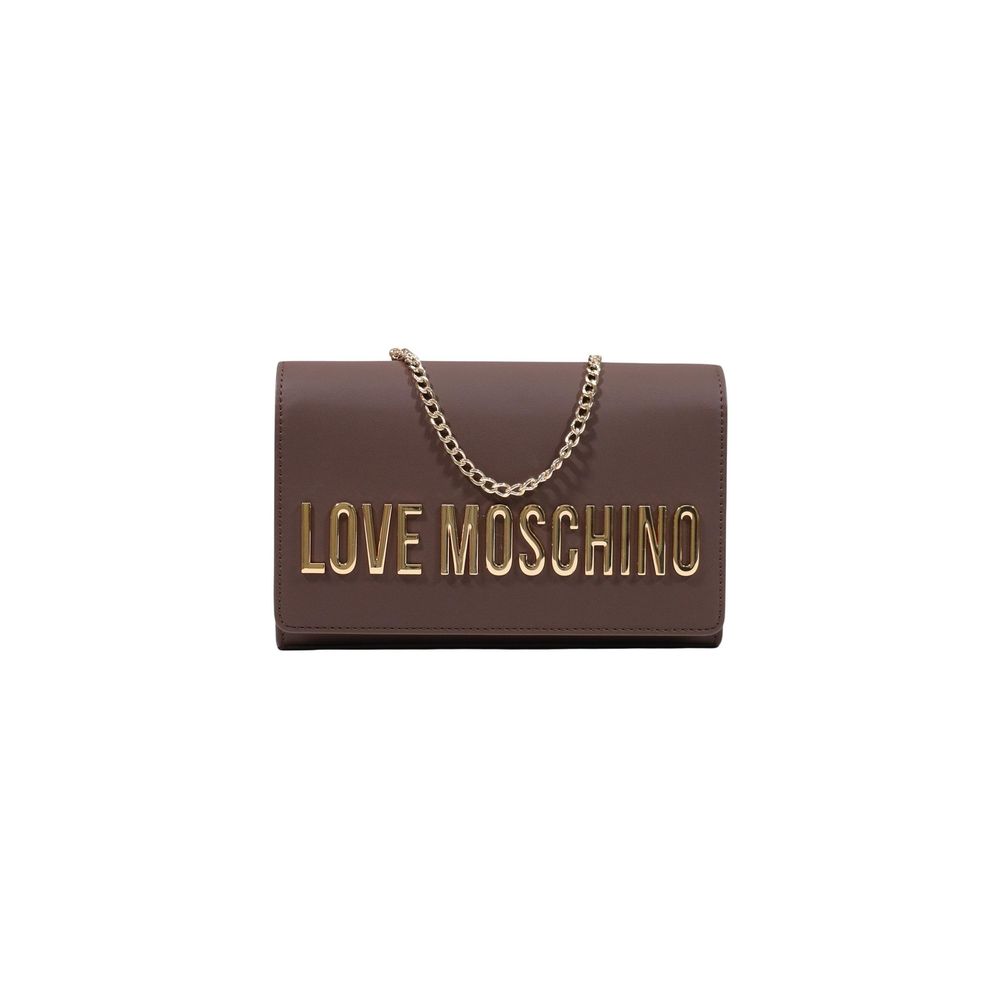 Love Moschino Brown Polyethylene Women's Handbag