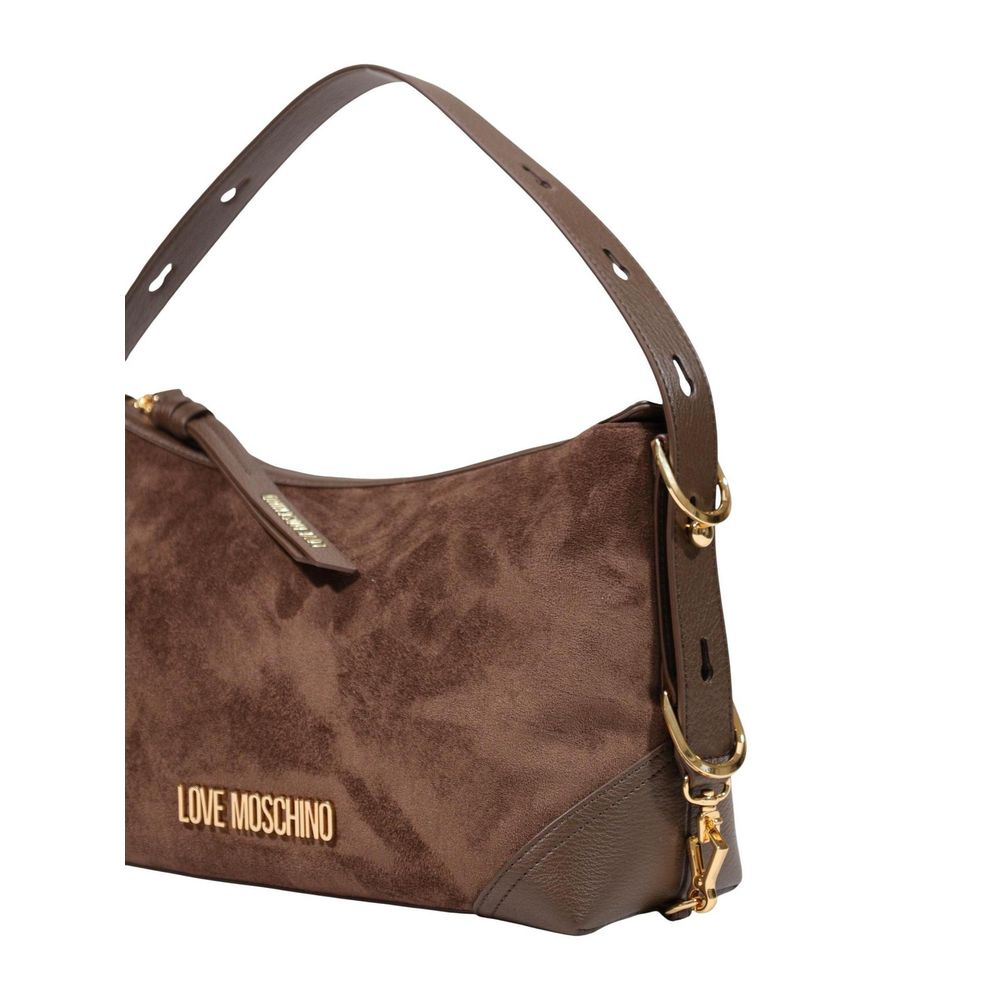 Love Moschino Brown Polyester Women's Handbag