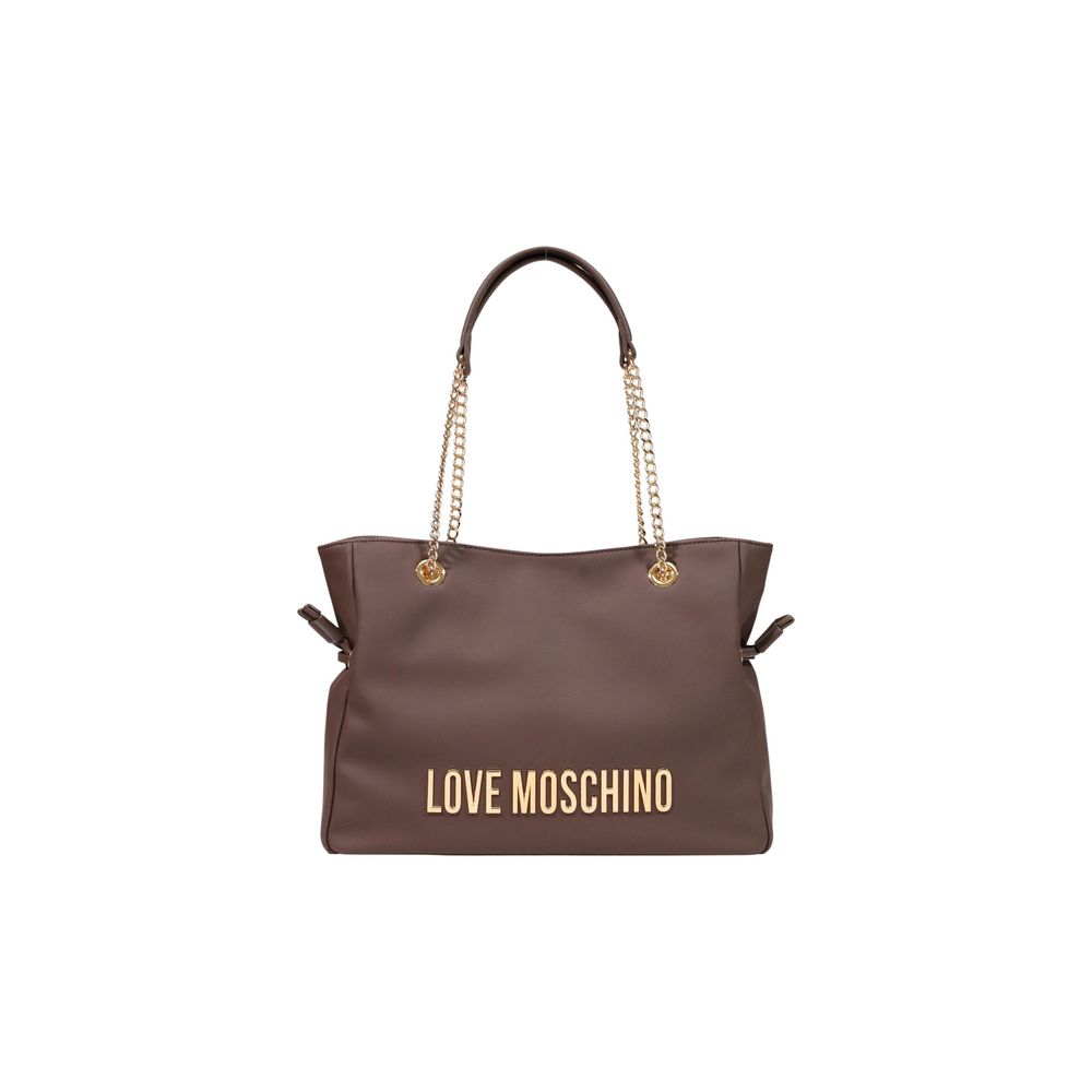 Love Moschino Brown Polyester Women's Handbag