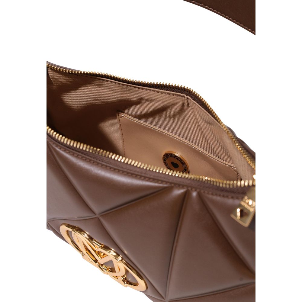 Love Moschino Brown Polyethylene Women's Handbag