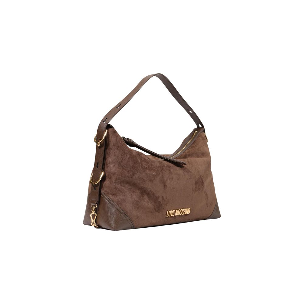 Love Moschino Brown Polyester Women's Handbag