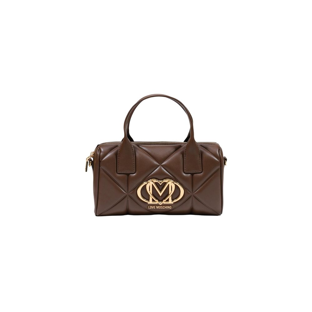 Love Moschino Brown Polyethylene Women's Handbag