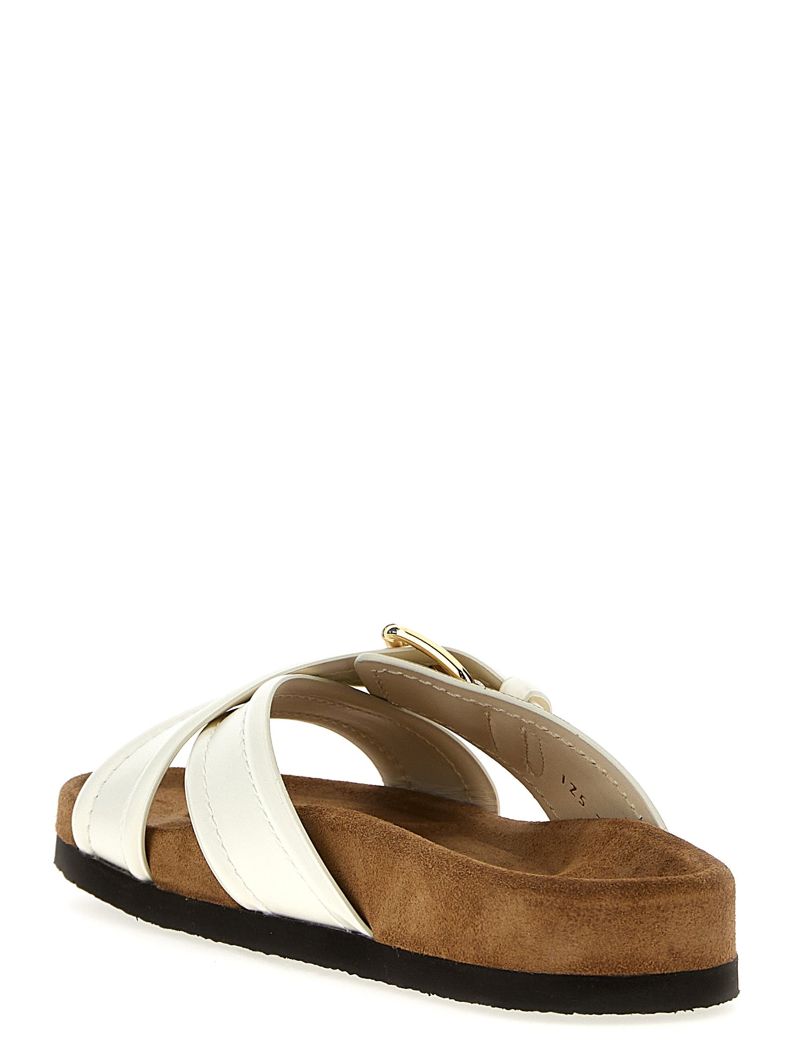 Valentino Garavani White Calfskin Women's Slides