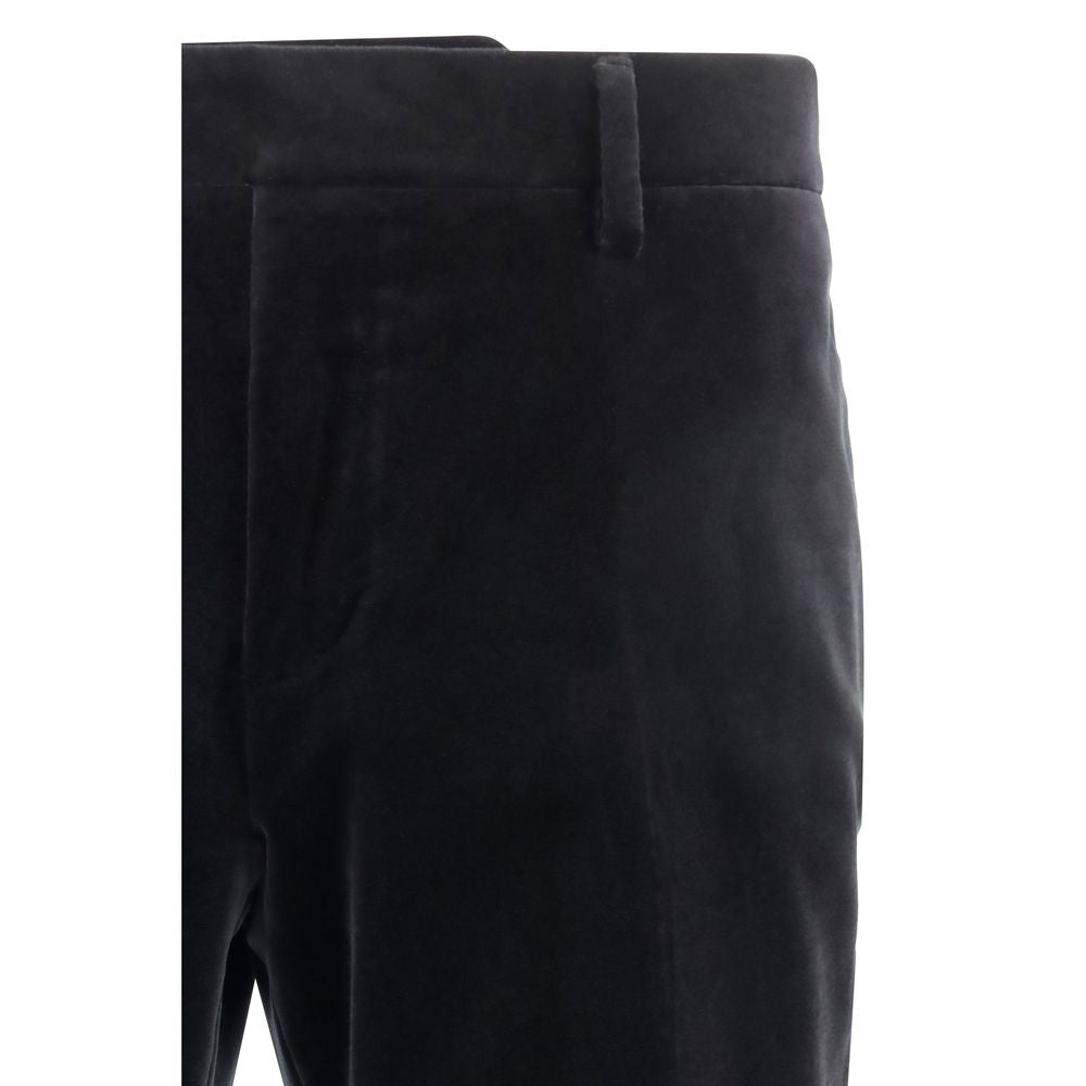 Ferragamo Black Cotton Men's Tuxedo