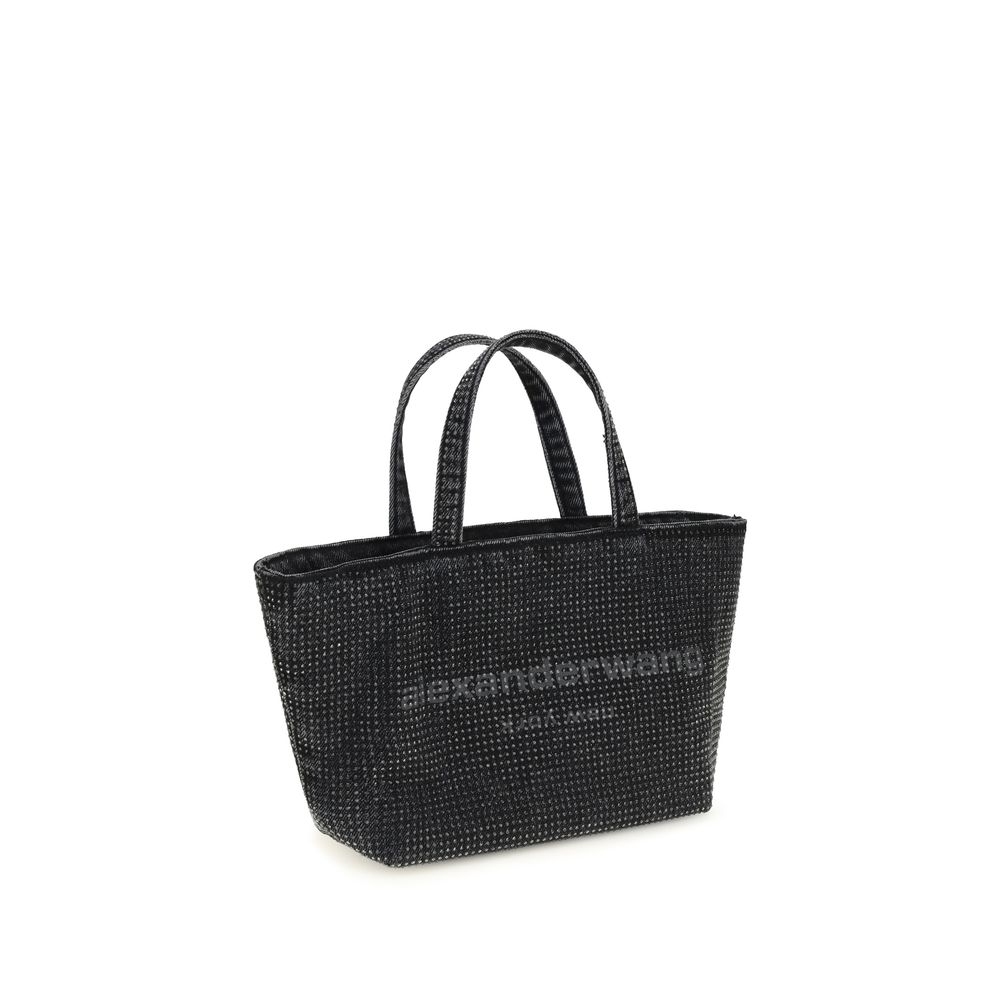 Alexander Wang Gray Cotton Shoulder Women's Bag