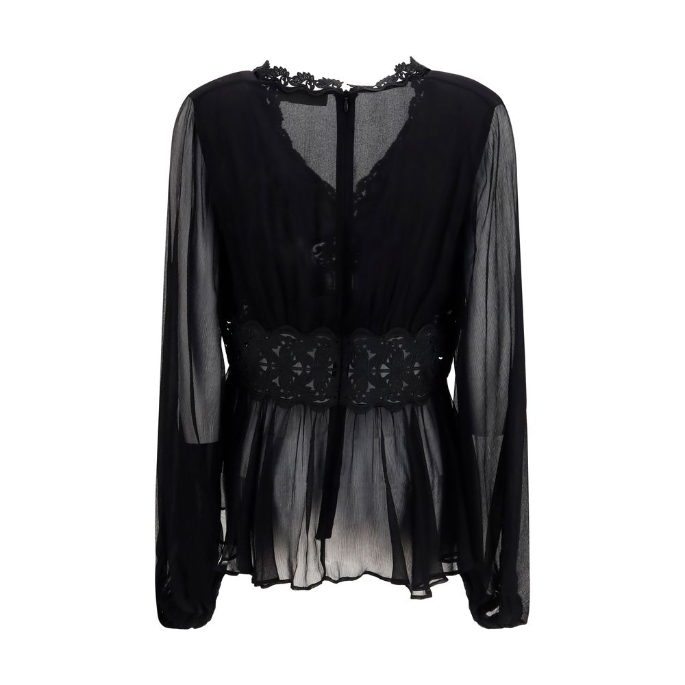 Zimmermann Black Viscose Women's Blouse