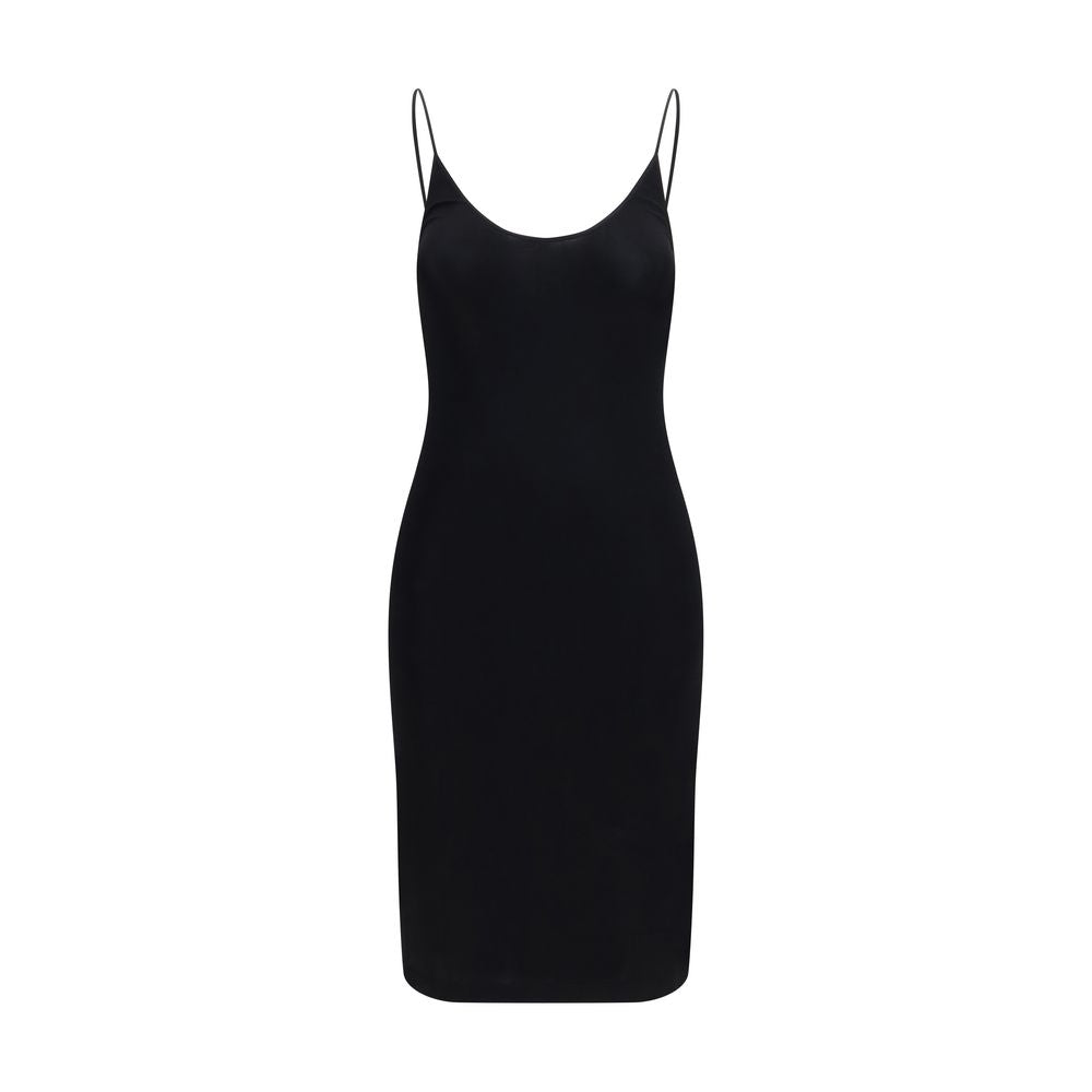 Saint Laurent Black Viscose Cocktail Women's Dress