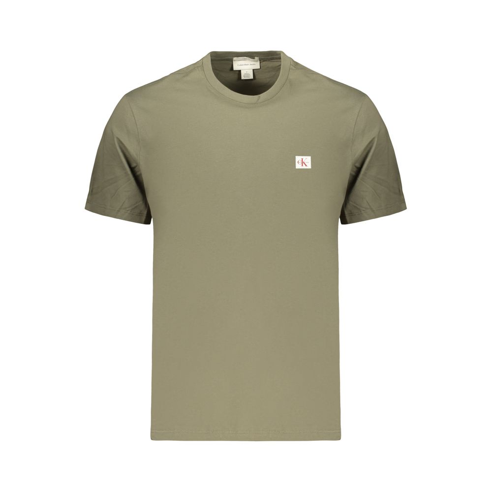 Calvin Klein Green Cotton Men's Men's T-Shirt