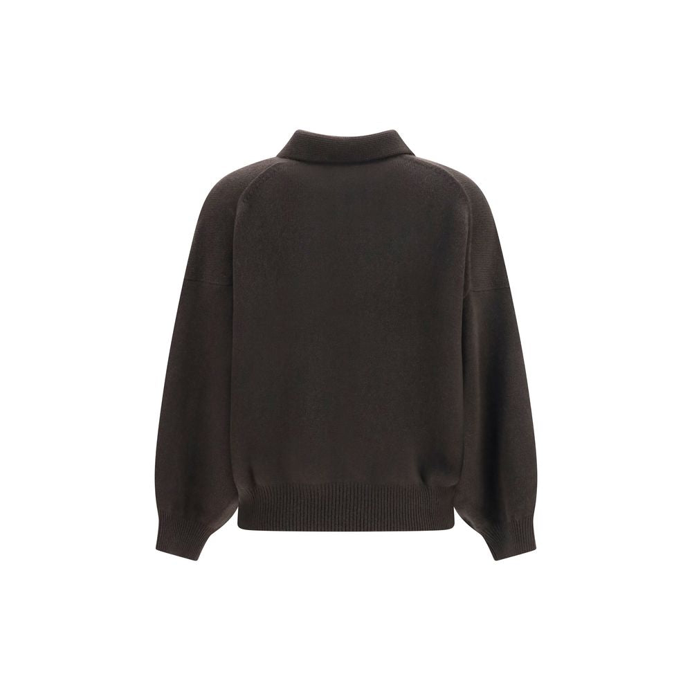 Lisa Yang Brown Cashmere Women's Sweater