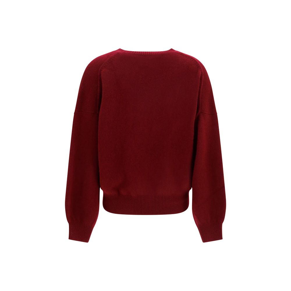 Lisa Yang Bordeaux Cashmere Women's Sweater