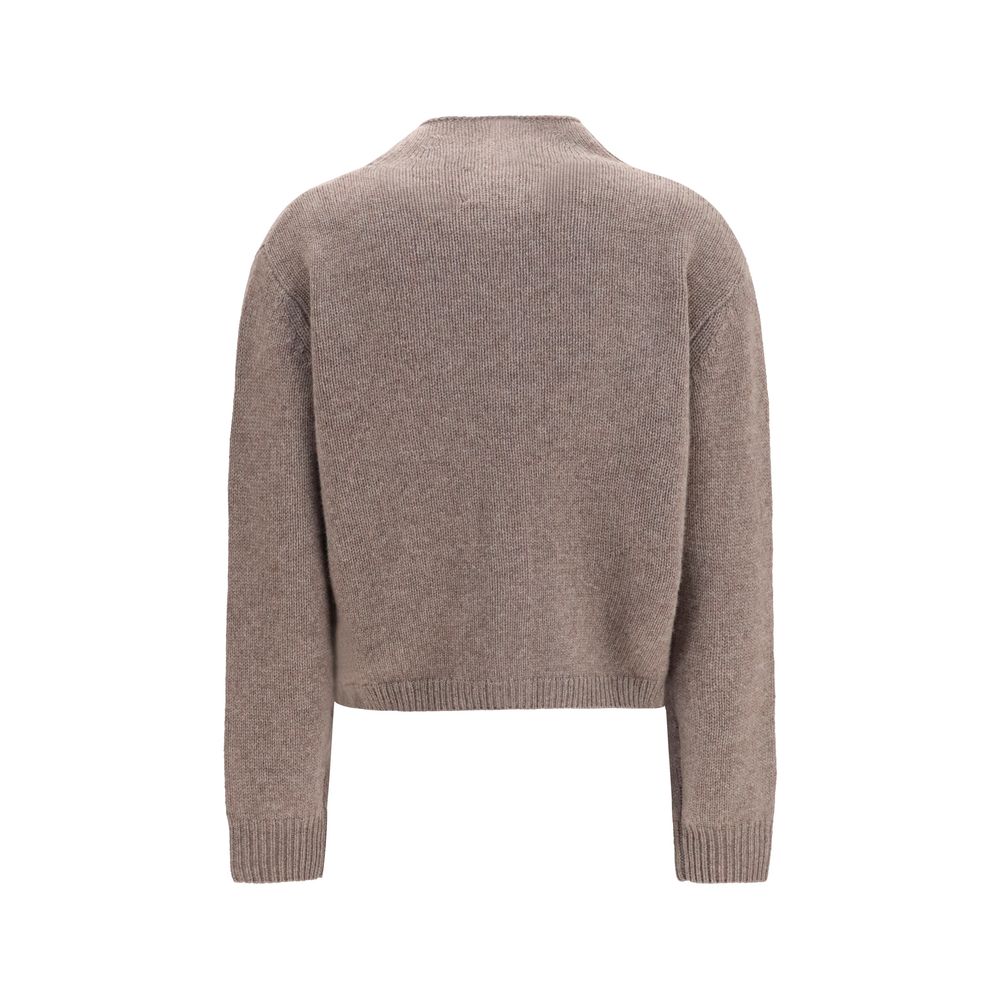 Lisa Yang Beige Cashmere Women's Cardigan