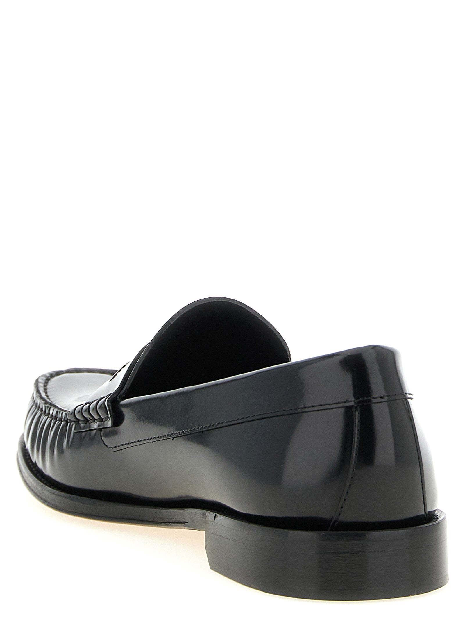 Tom Ford Black Calfskin Slip-On Men's Loafers