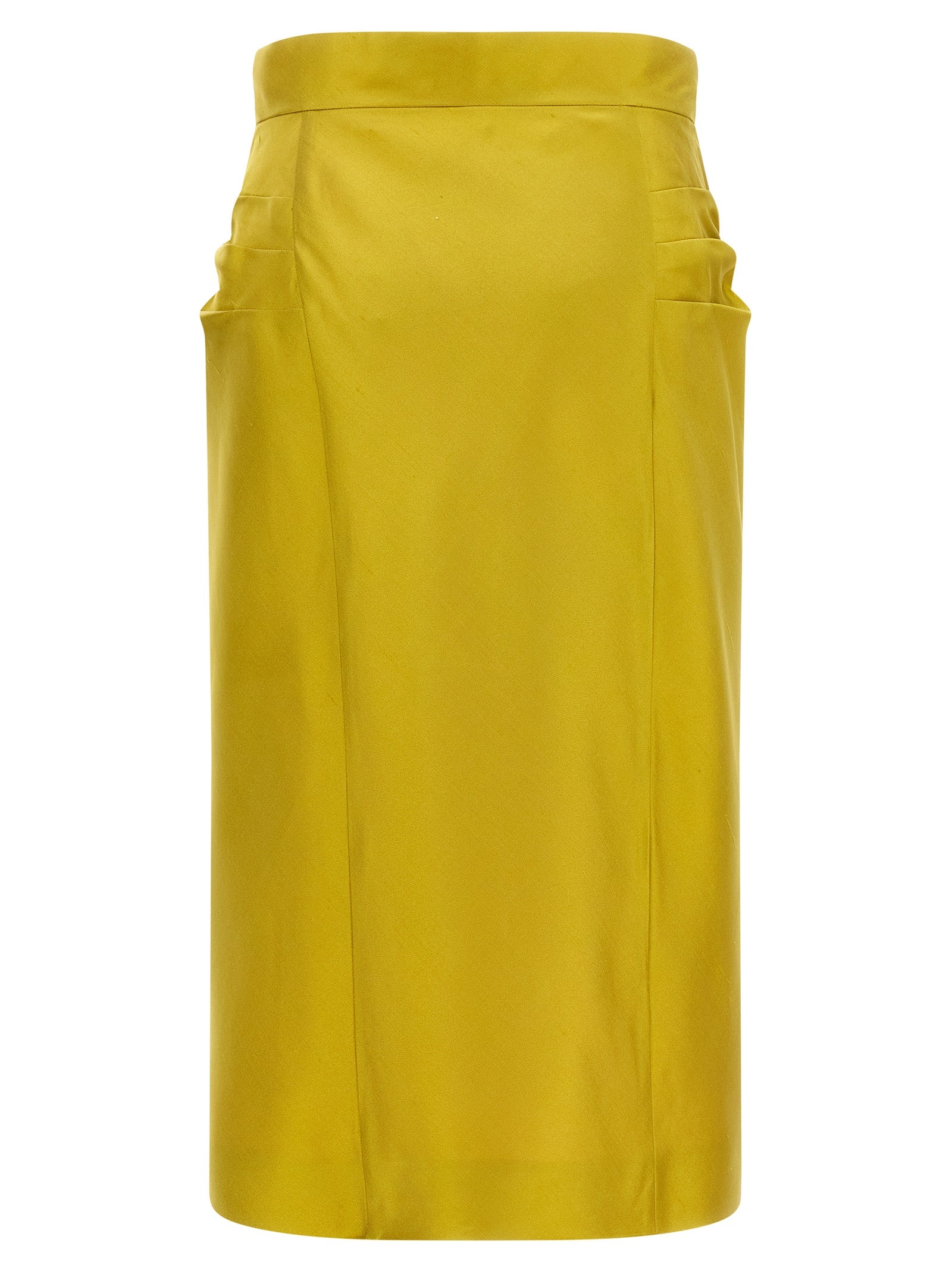 Valentino Garavani Bicolor Silk Midi Women's Skirt
