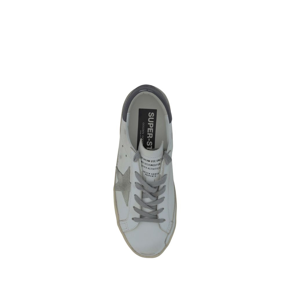Golden Goose White Goatskin Low Top Women's Sneakers