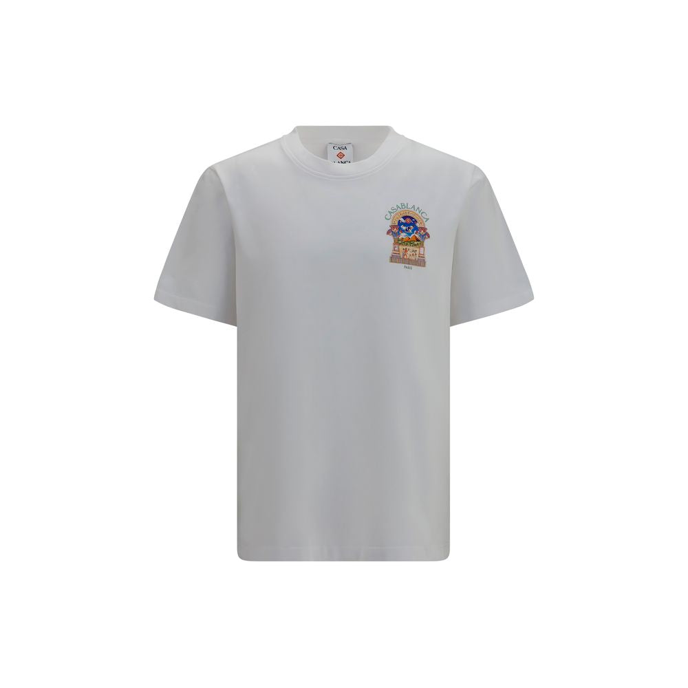 Casablanca White Cotton Men's T-Shirt
