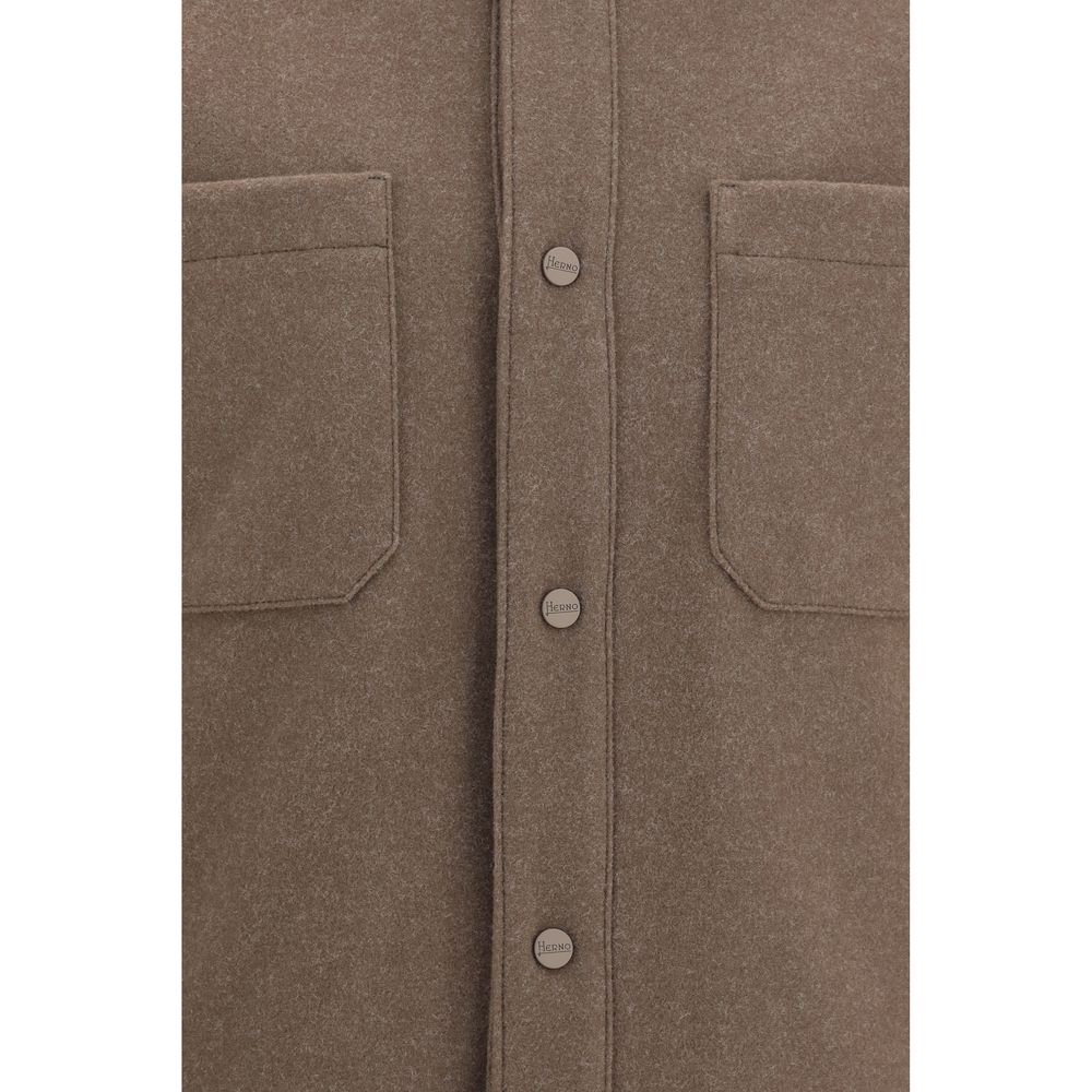 Herno Brown Polyester Men's Jacket