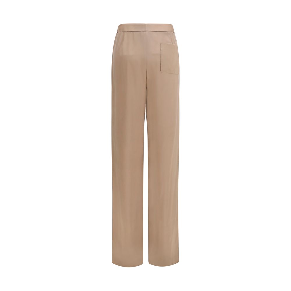 Tom Ford Beige Silk Casual Women's Pants