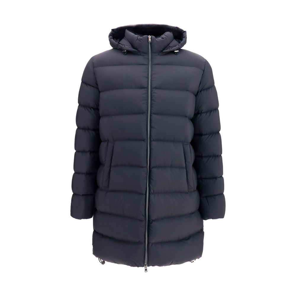 Herno Black Polyamide Full-Length Men's Jacket