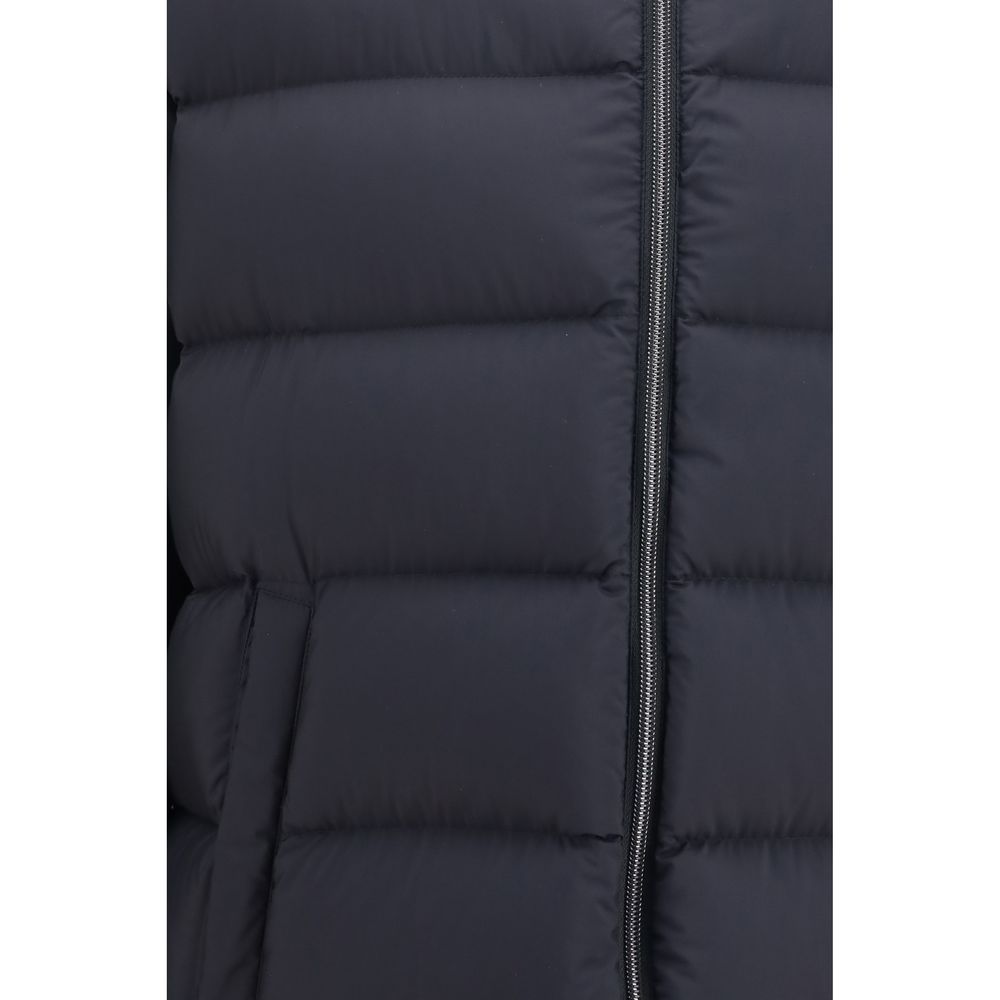 Herno Black Polyamide Full-Length Men's Jacket
