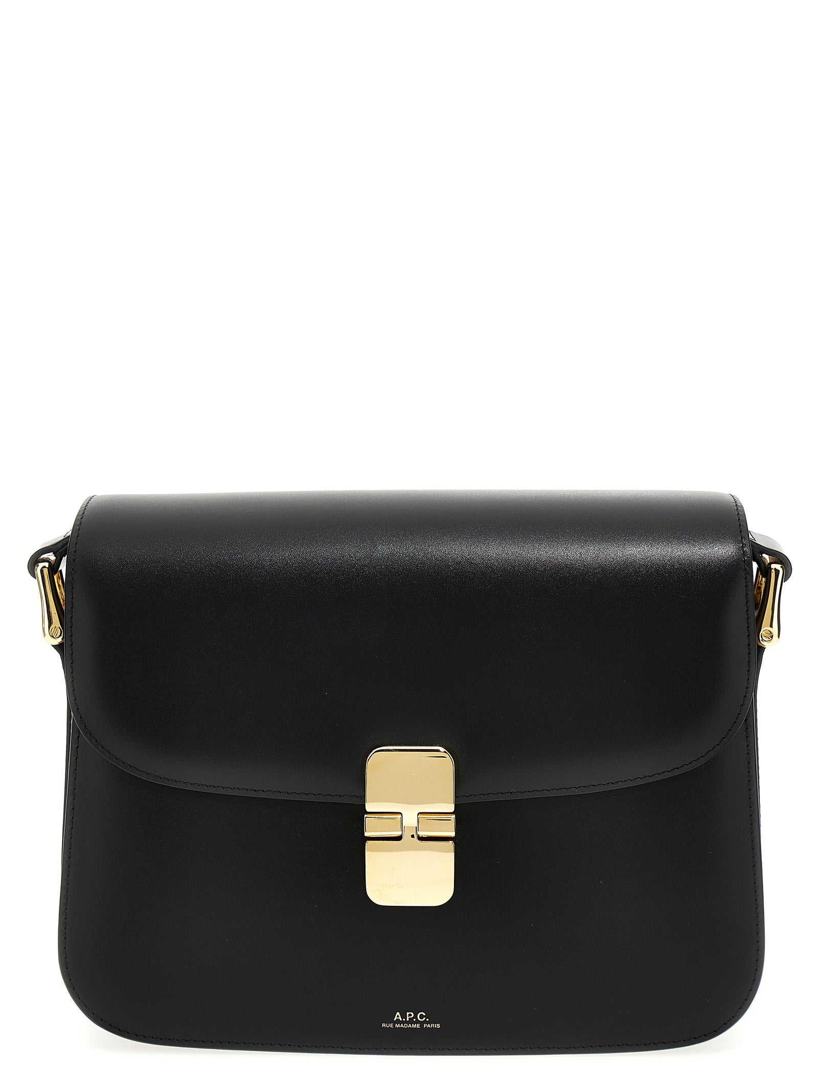 A.P.C. Black Cowhide Crossbody Women's Bag
