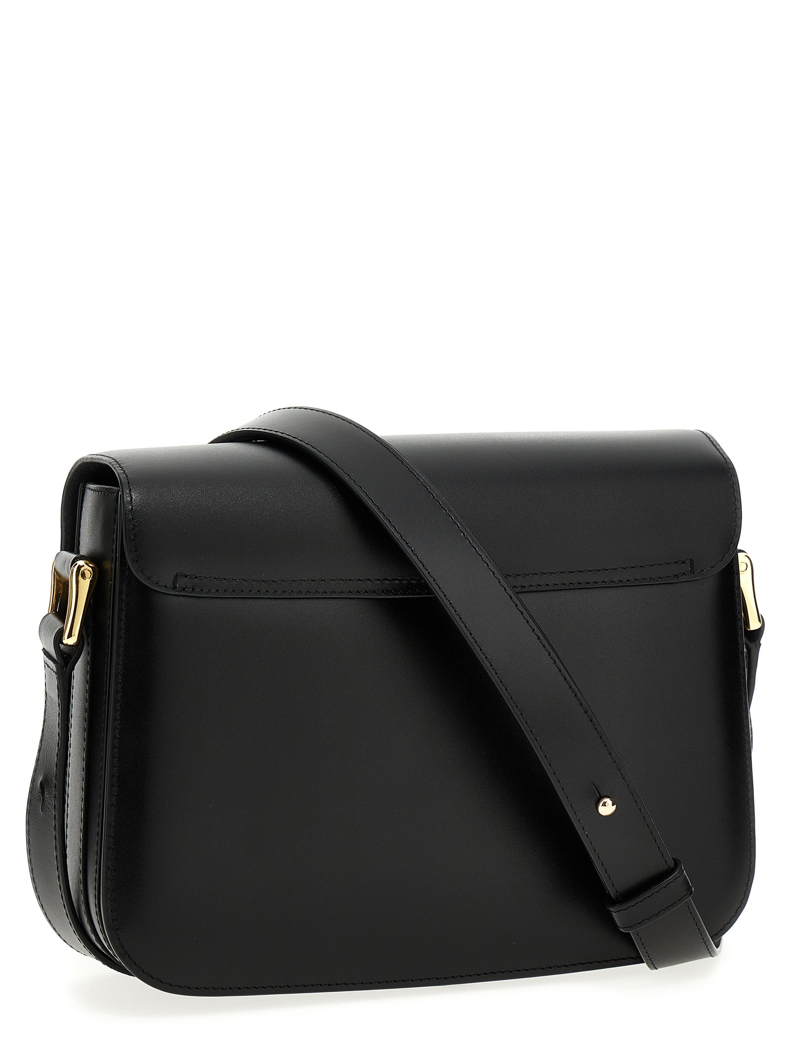 A.P.C. Black Cowhide Crossbody Women's Bag