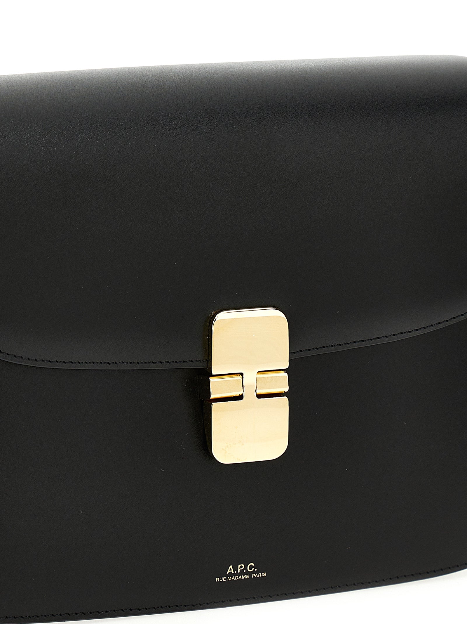 A.P.C. Black Cowhide Crossbody Women's Bag