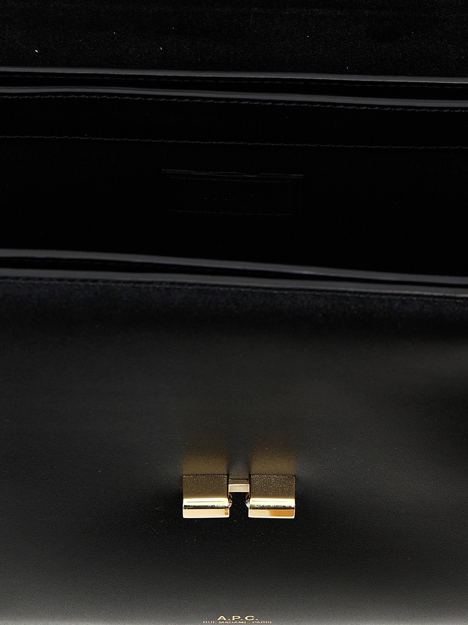 A.P.C. Black Cowhide Crossbody Women's Bag