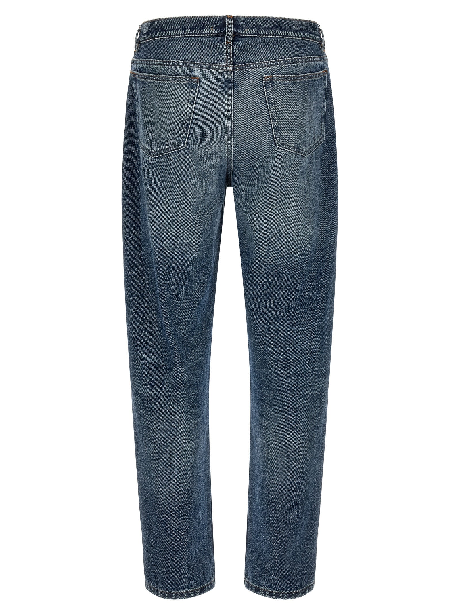 A.P.C. Blue Cotton Straight-Leg Men's Jeans