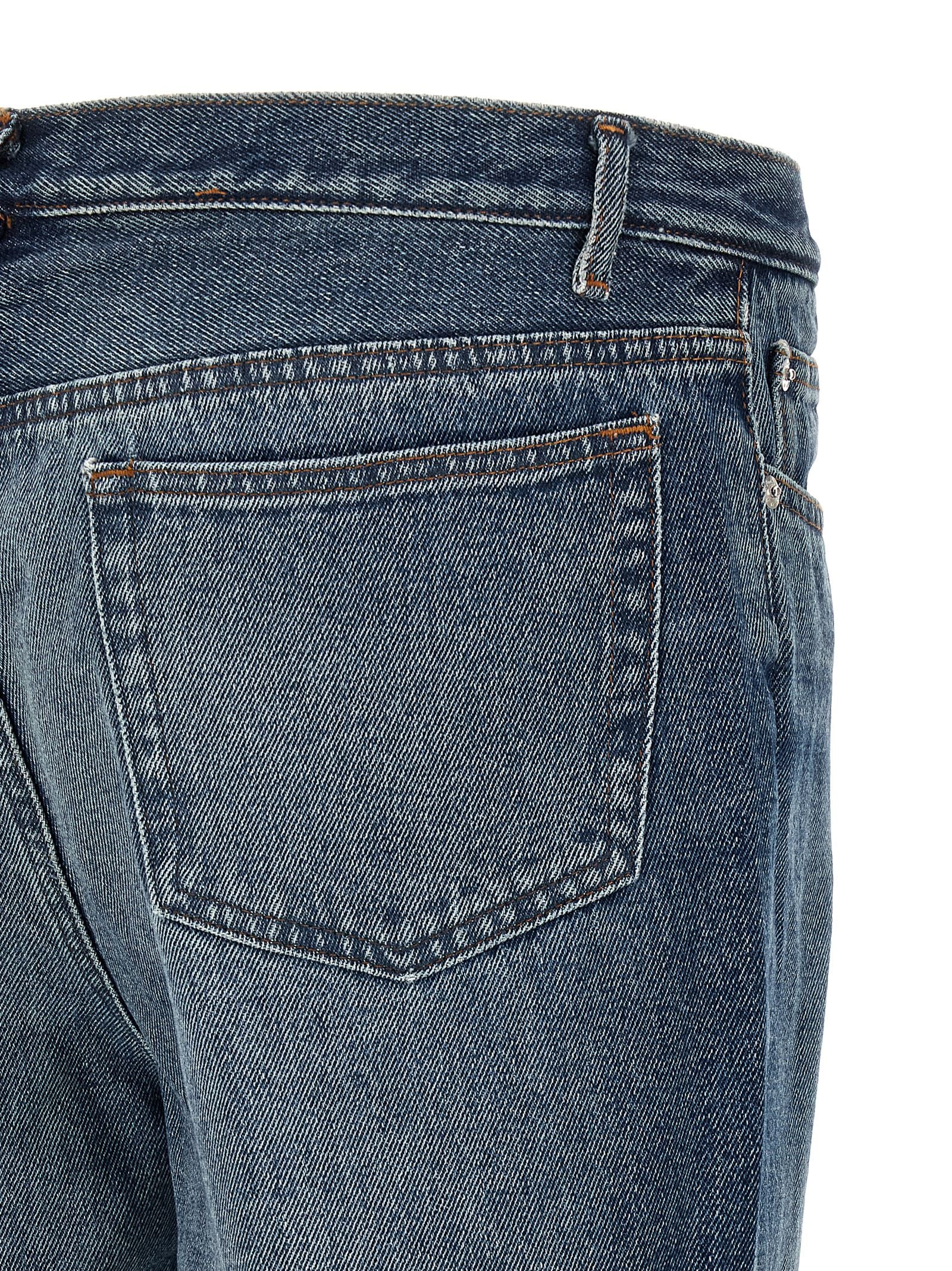 A.P.C. Blue Cotton Straight-Leg Men's Jeans
