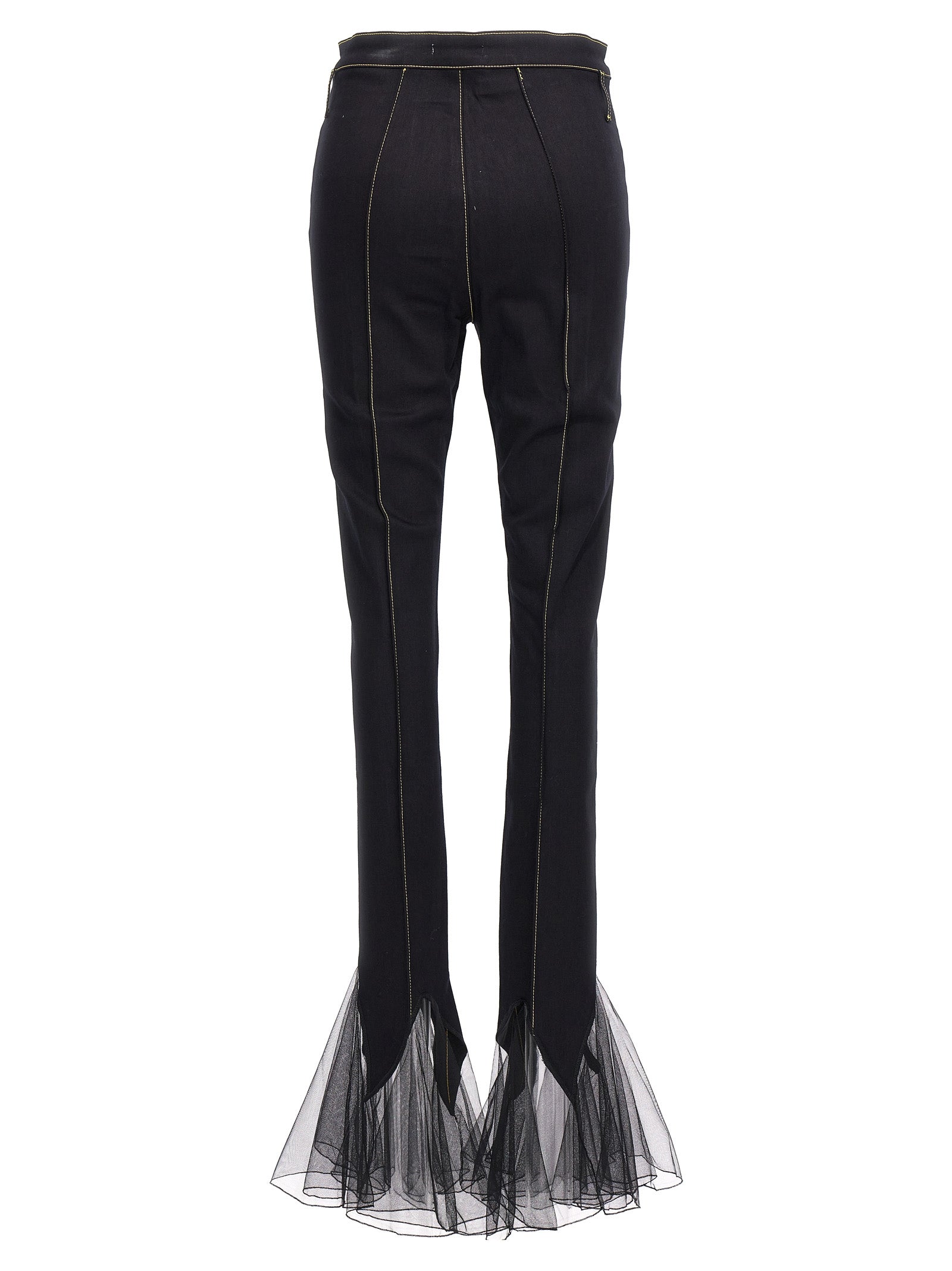 Nensi Dojaka Black Cotton Slim Fit Women's Jeans