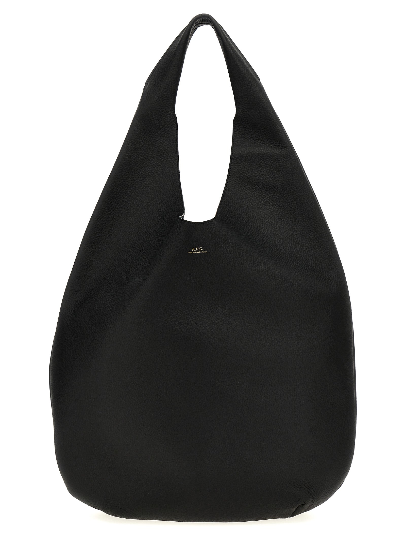 A.P.C. Black Calfskin Shoulder Women's Bag