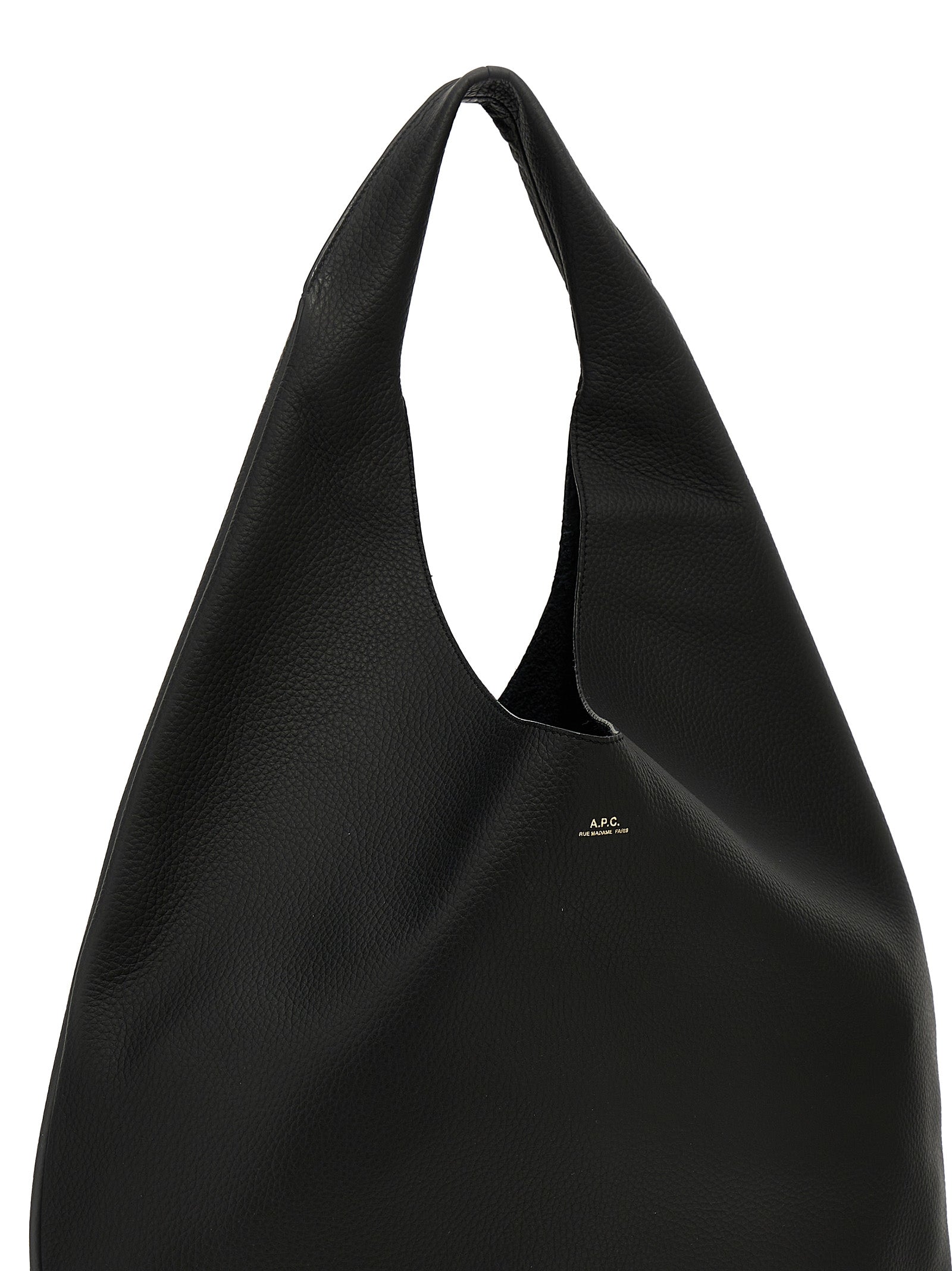 A.P.C. Black Calfskin Shoulder Women's Bag